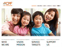 Tablet Screenshot of cpf.org.hk